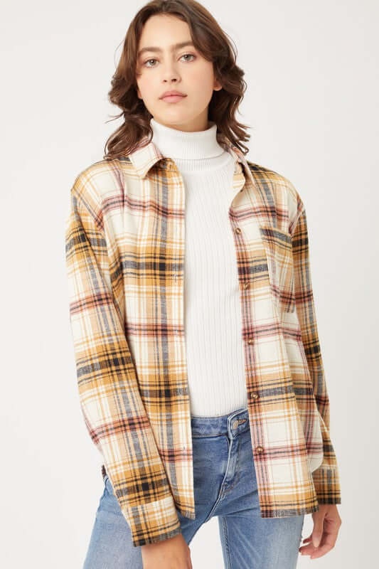 Classic Plaid Flannel Shirt