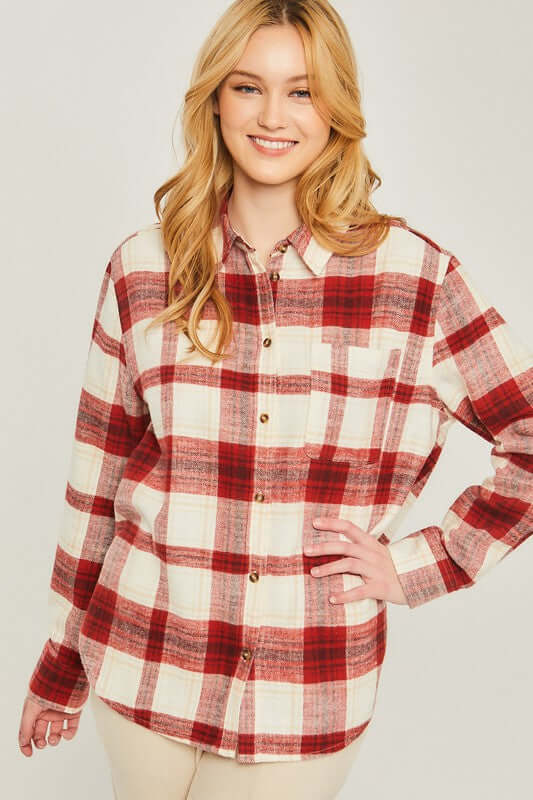 Classic Plaid Flannel Shirt