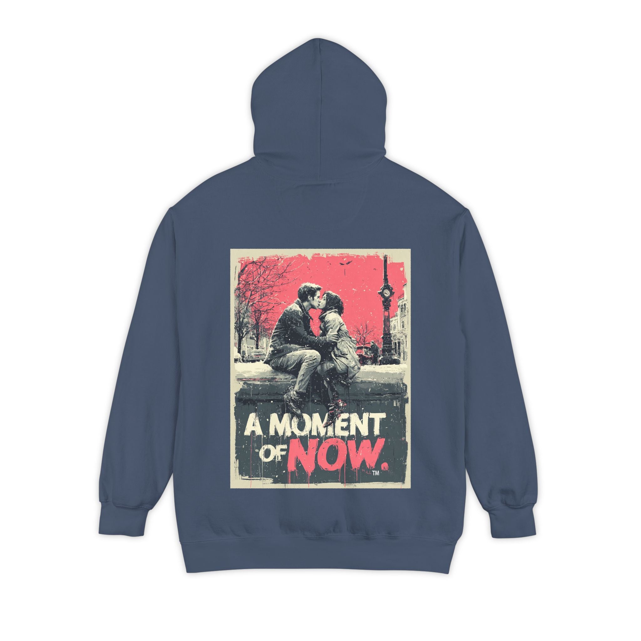 A Stolen Moment Hoodie — Garment-Dyed Graphic Pullover