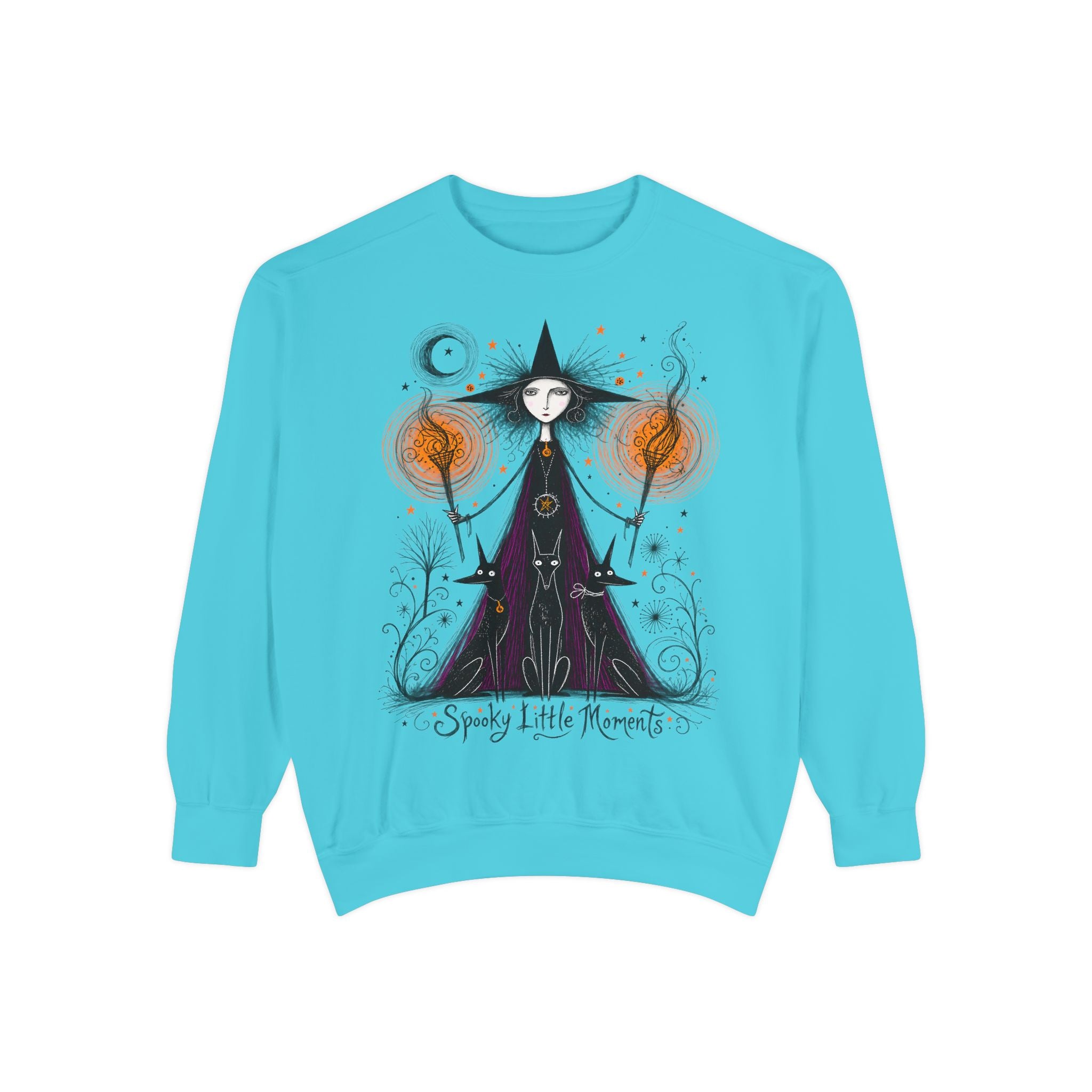 Witchy Halloween Sweatshirt — Spooky Little Moments Crewneck