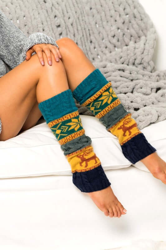 Shop Nordic Snowflake Leg Warmers For Women | Shop Boutique Accessories, Leg Warmers, USA Boutique