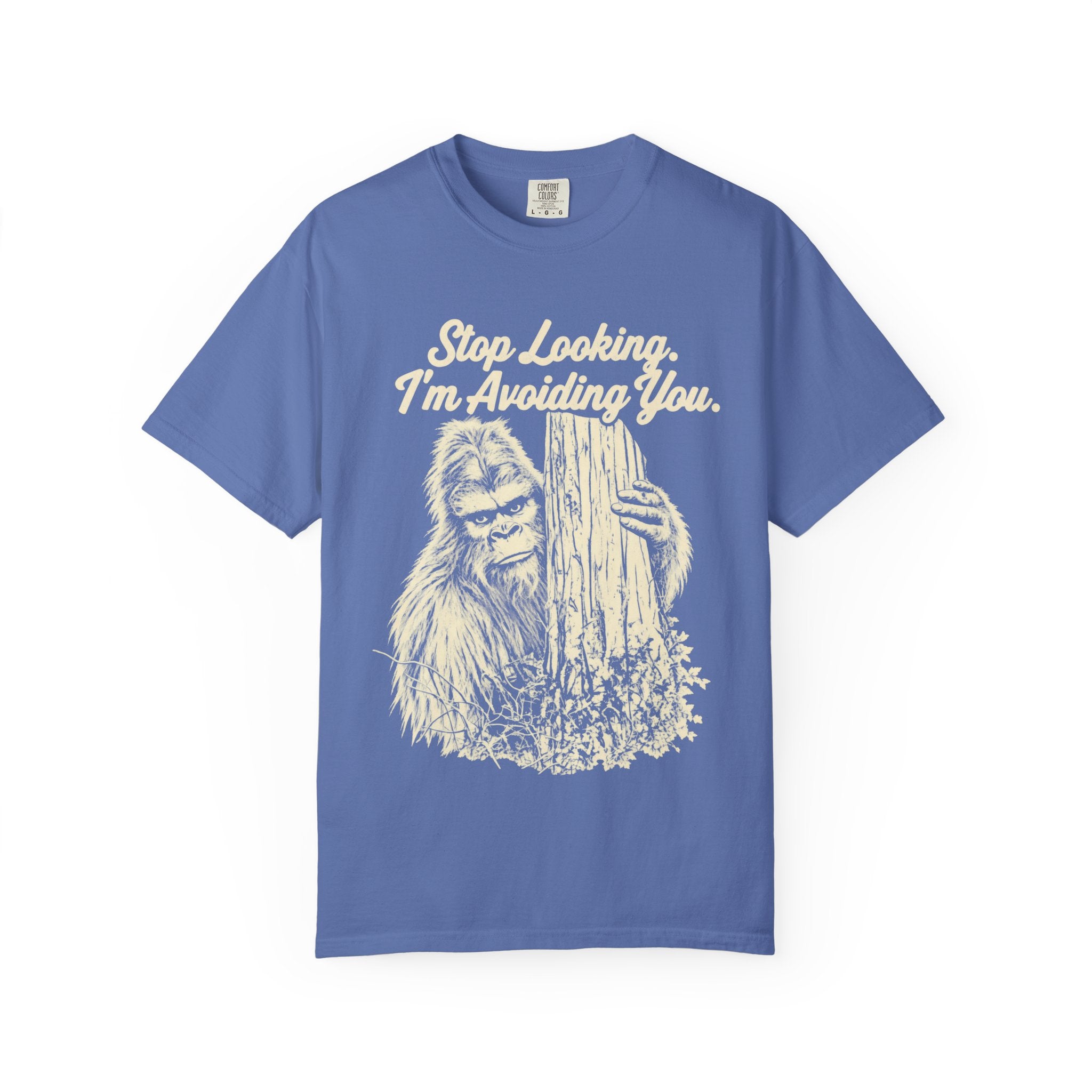 Stop Looking, I'm Avoiding You — Funny Bigfoot T-Shirt