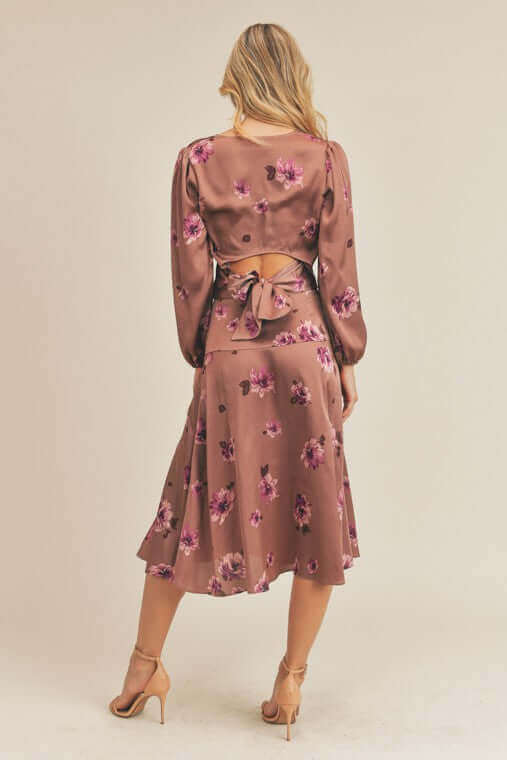 Side Slit Floral Print Skirt, Lush Clothing, $ 61.95