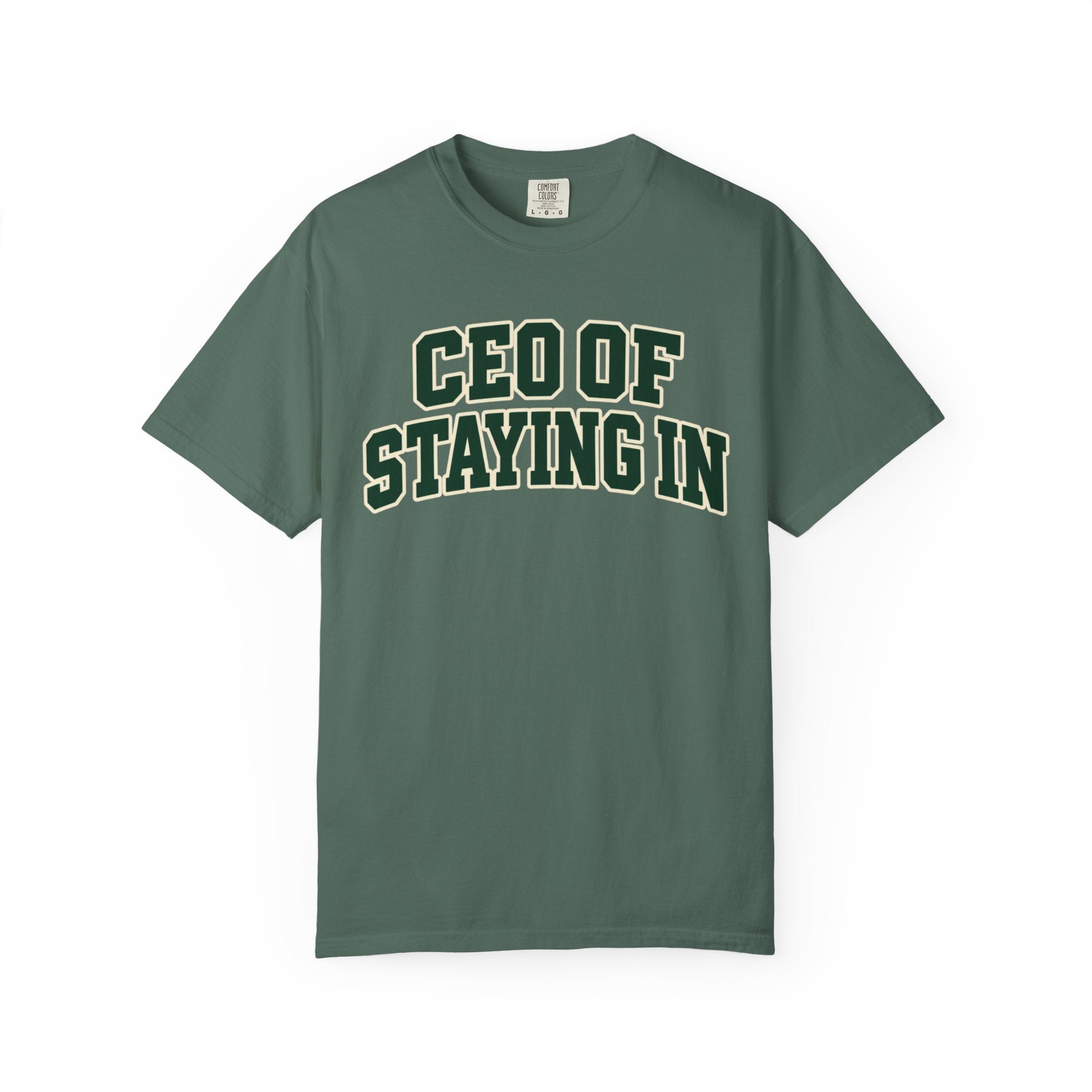 CEO of Staying In funny homebody T-shirt product image 6