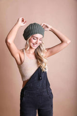 Boucle Rib Knit French Beret Hat, Leto Accessories, $ 20.95