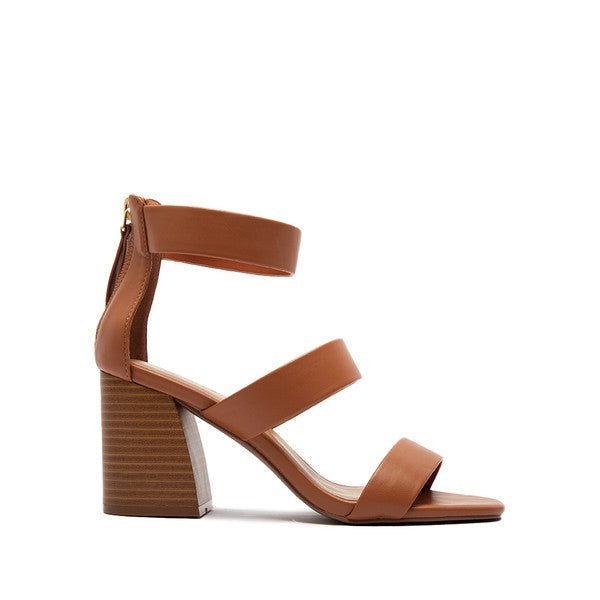 Shop Women's Dorcas Strappy Zip Heeled Sandals | USA Boutique Shoes, Heeled Sandals, USA Boutique