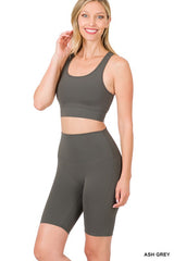Shop Urban Women's Tank Top & Bike Shorts Set | Shop Activewear Online, Activewear Set, USA Boutique