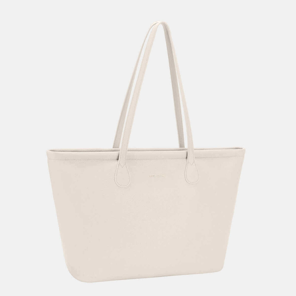 David Jones PU Leather Tote Bag - Chic & Versatile, Totes, $ 49.00, A Moment Of Now™