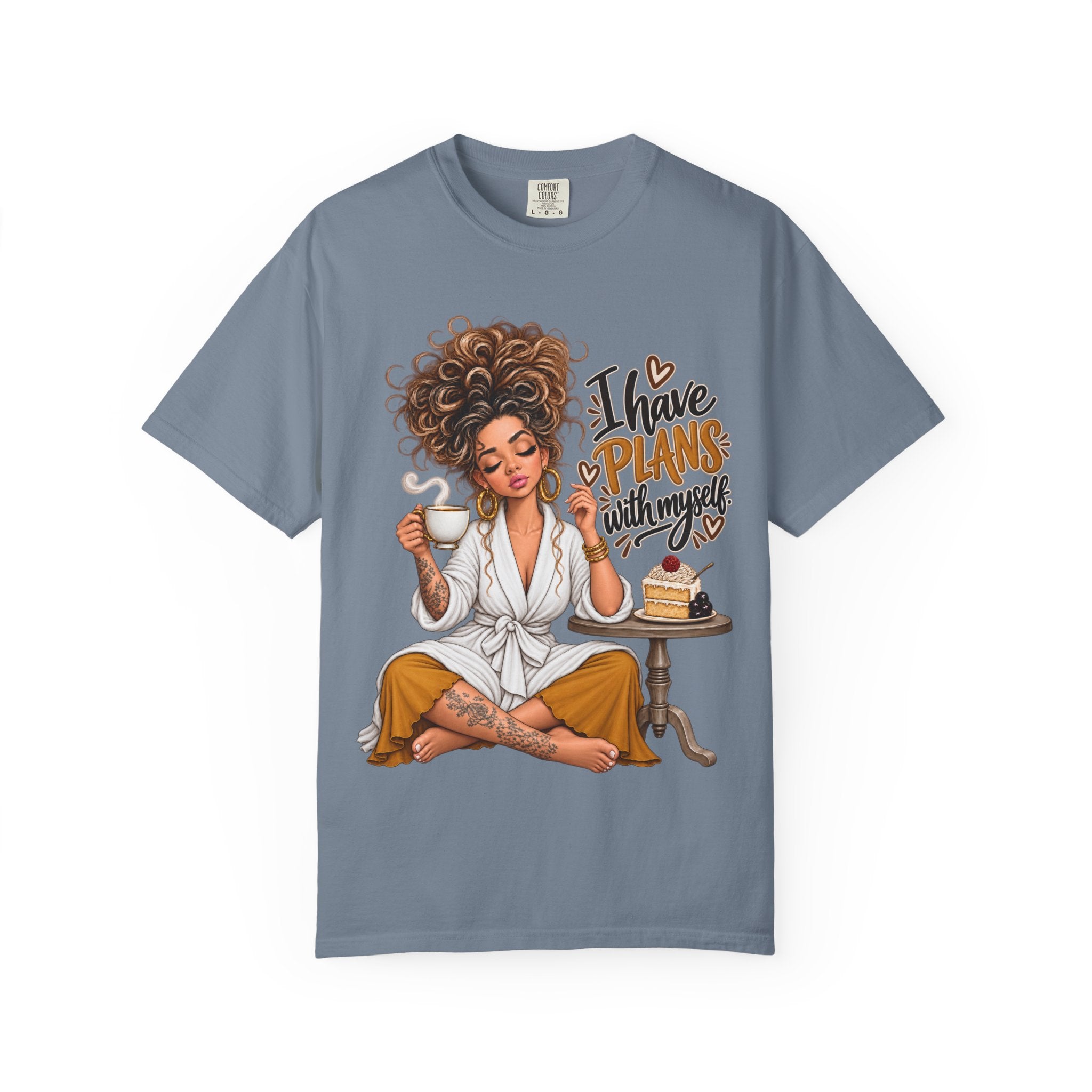 I Have Plans With Myself Relaxed Tee — Self-Care Cozy Shirt - t-shirt product image 9