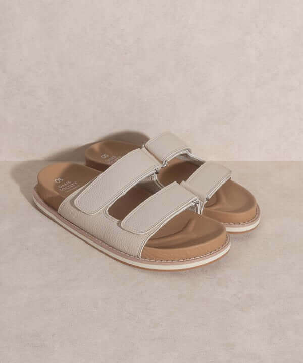 OASIS SOCIETY Sienna - Double Strap Slide, KKE Originals, $ 46.95