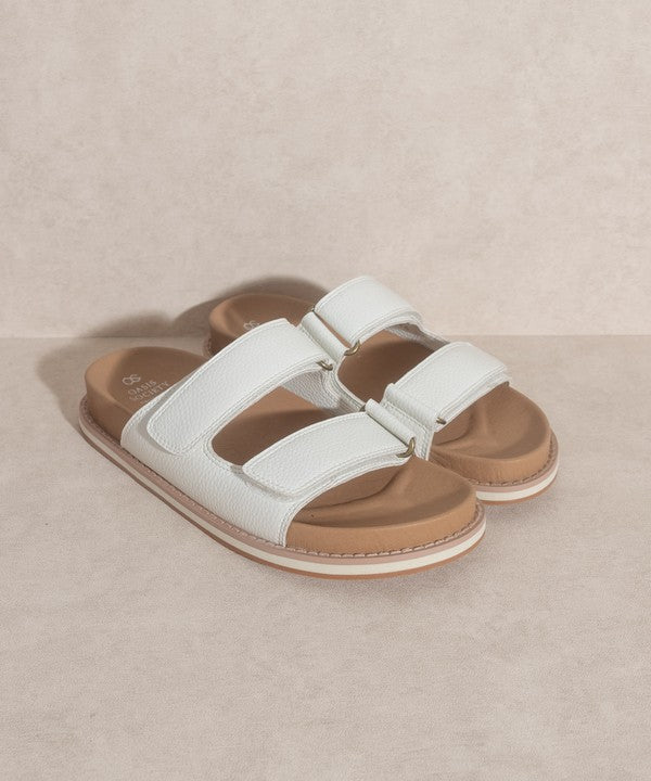 Shop OASIS SOCIETY Sienna - Double Strap Slide, Sandals, USA Boutique