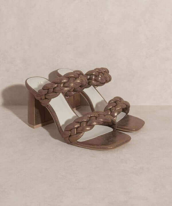 OASIS SOCIETY Savannah - Metallic Heels Sandals, Oasis Society, $ 52.95