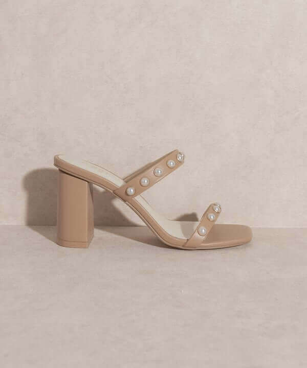 OASIS SOCIETY Victoria - Pearl Strap Heels Sandals, Oasis Society, $ 60.95