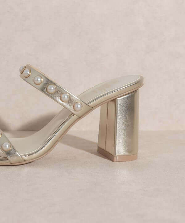 OASIS SOCIETY Victoria - Pearl Strap Heels Sandals, Oasis Society, $ 60.95