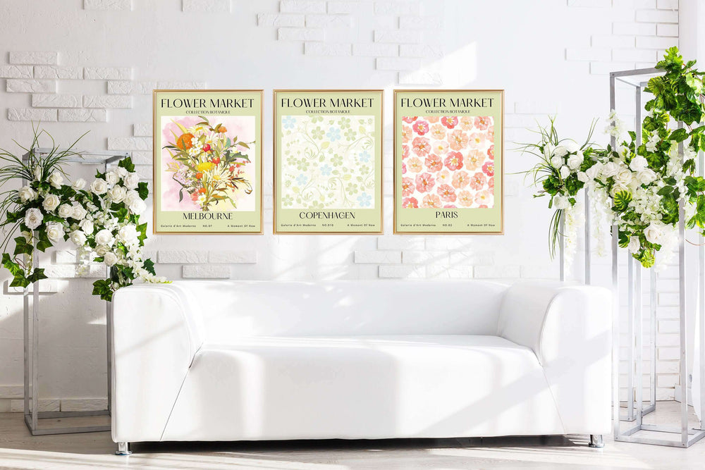 Instant Download: Flower Market Print Set of 15, Flower Market Poster, Maximalist Decor, Botanical Wall Art, Posters, Prints, & Visual Artwork, $ 10.00, A Moment Of Now™
