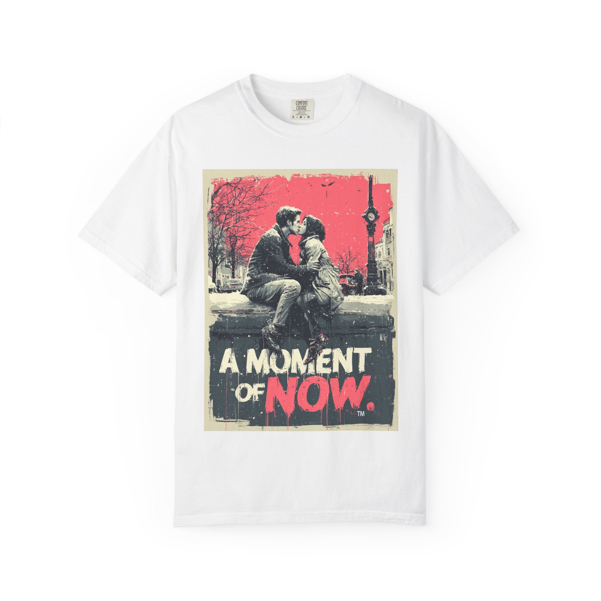 A Stolen Moment Graphic T-Shirt – Romantic Couple Kiss Tee