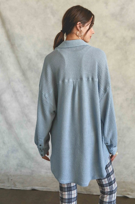 Shop Women's Soft Thermal Knit Shirt Top | USA Boutique Clothing Online, Shirts, USA Boutique