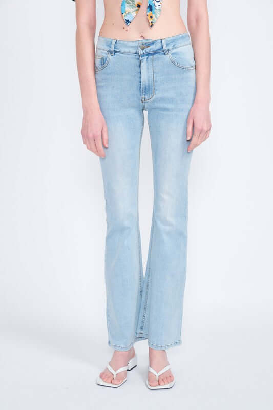 High Waisted Wide Leg Denim Jeans | Trendy Fit, Jeans, $ 101.95, A Moment Of Now™