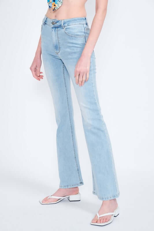 High Waisted Wide Leg Denim Jeans | Trendy Fit, Jeans, $ 101.95, A Moment Of Now™