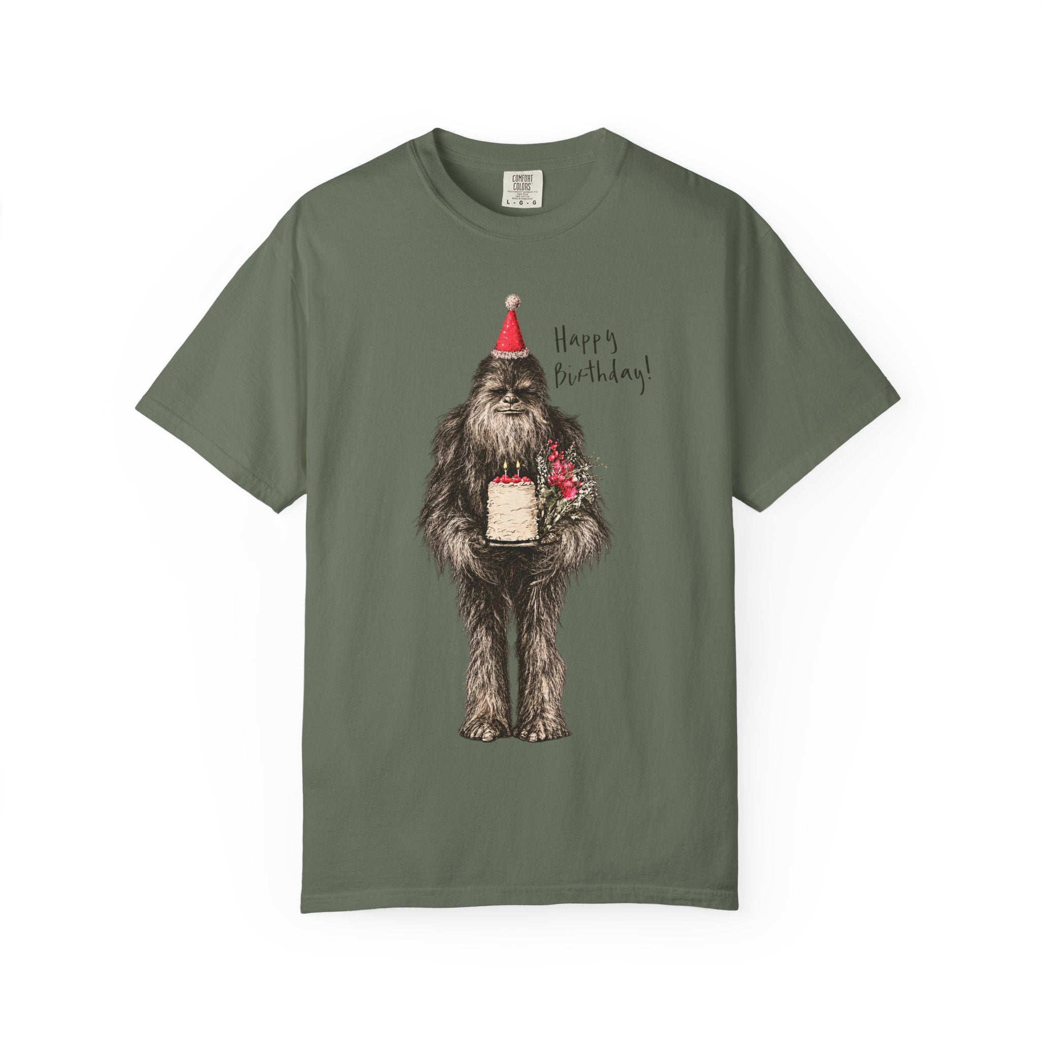 Funny Bigfoot Birthday T-shirt - Birthday Sasquatch Tee
