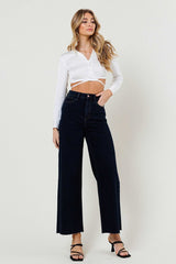 Shop Women's Indigo High Waisted Wide Leg Jeans | USA Boutique Clothing, Jeans, USA Boutique