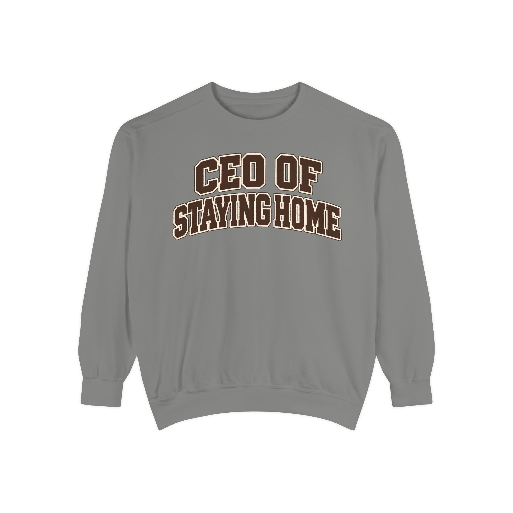 Homebody varsity sweatshirt Comfort Colors 1566 product image