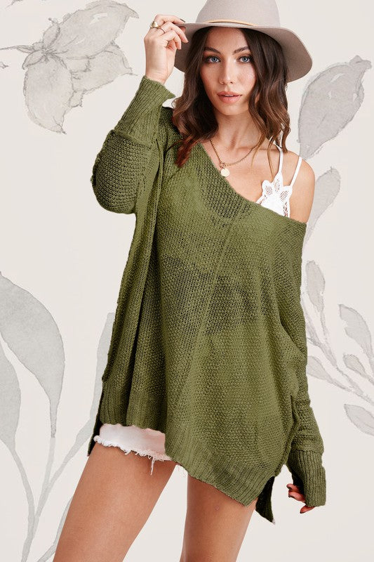 Shop Taylor Oversize Drop Shoulder Sweater | Boutique Clothing & Shoes, Sweaters, USA Boutique