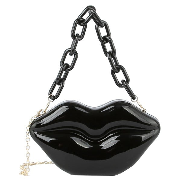 Shop Acrylic Hard Case Lips Clutch Crossbody Bag, Crossbody Bags, USA Boutique