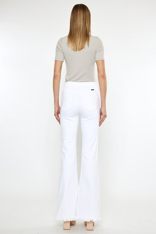 Shop White High Rise White Flare Jeans | Fashion Boutique Online, Jeans, USA Boutique