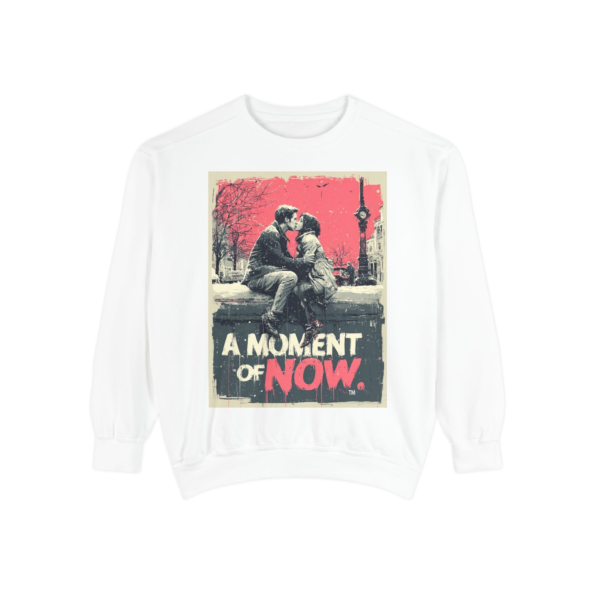 A Stolen Moment Graphic Sweatshirt – Romantic Kiss Crewneck
