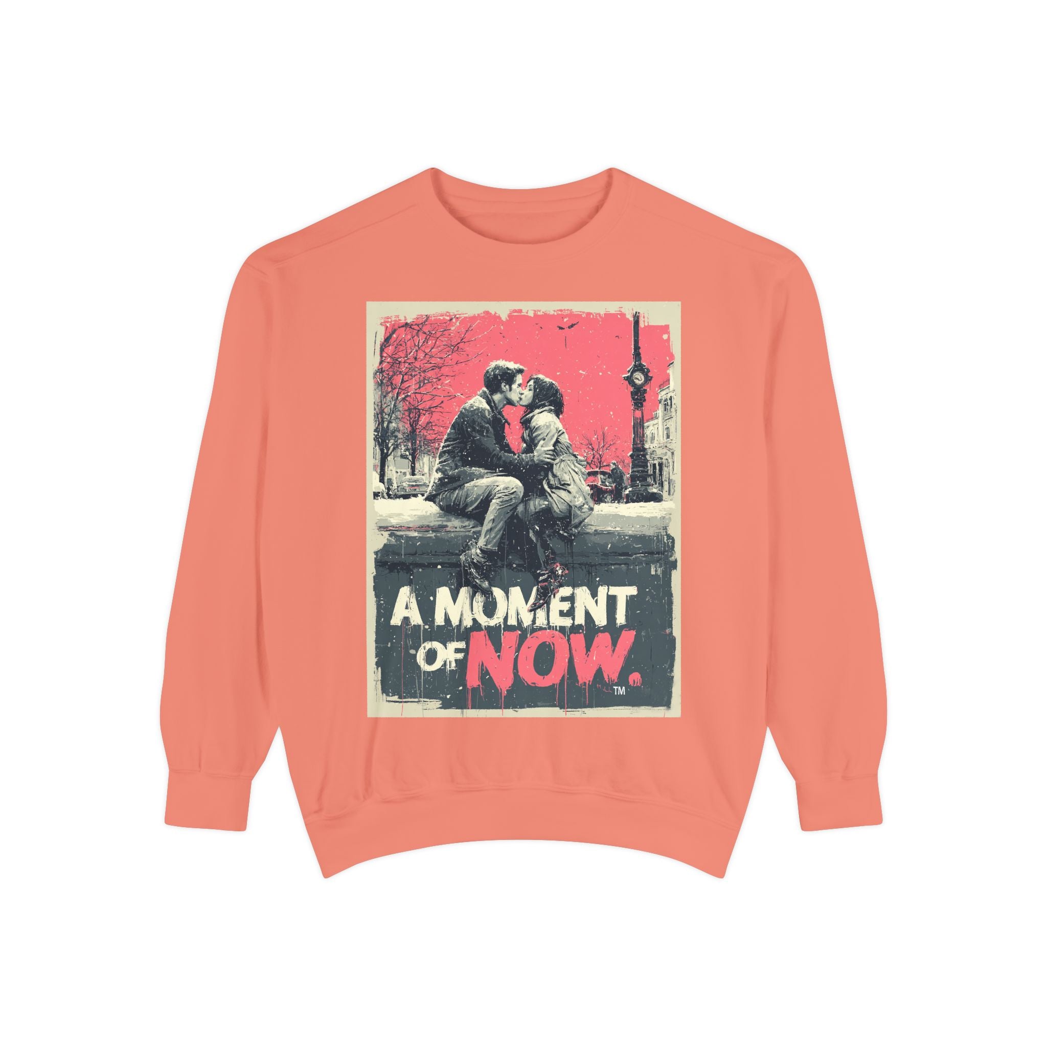 A Stolen Moment Graphic Sweatshirt – Romantic Kiss Crewneck