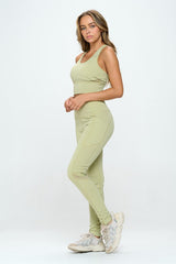 Shop Women's Cut Out Detail Activewear Sports Bra & Leggings Set , Activewear Set, USA Boutique