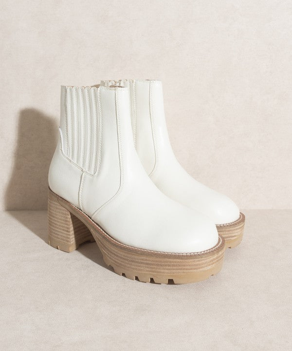 OASIS SOCIETY Aubrey - Platform Paneled Boots, KKE Originals, A Moment Of Now