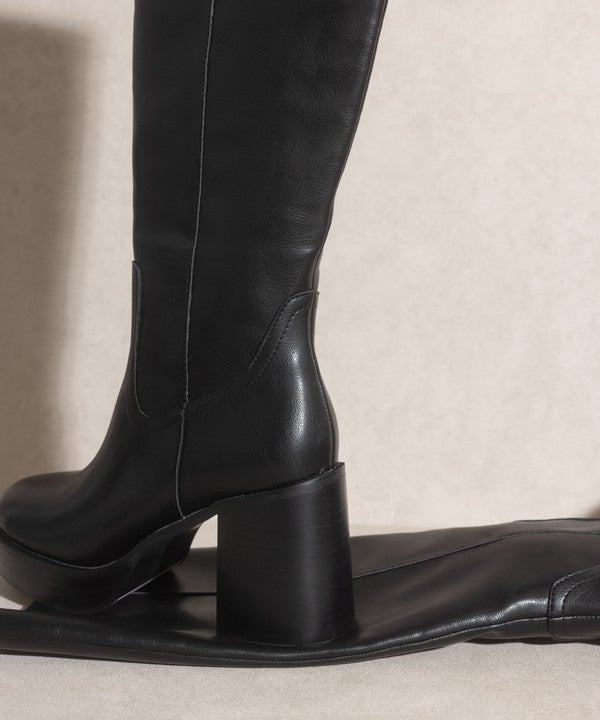 Shop Oasis Society Juniper - Women's Platform Knee-High Boots , Knee High Boots, USA Boutique