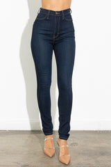 Shop Dark Stone High Waisted Classic Skinny Jeans For Women | Shop Boutique, Jeans, USA Boutique