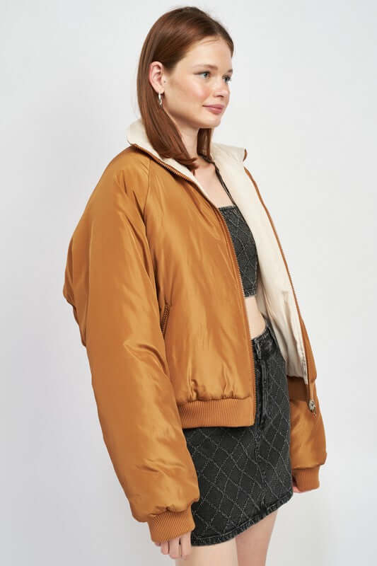 REVERSIBLE PUFFER JACKET, Emory Park, $ 99.00