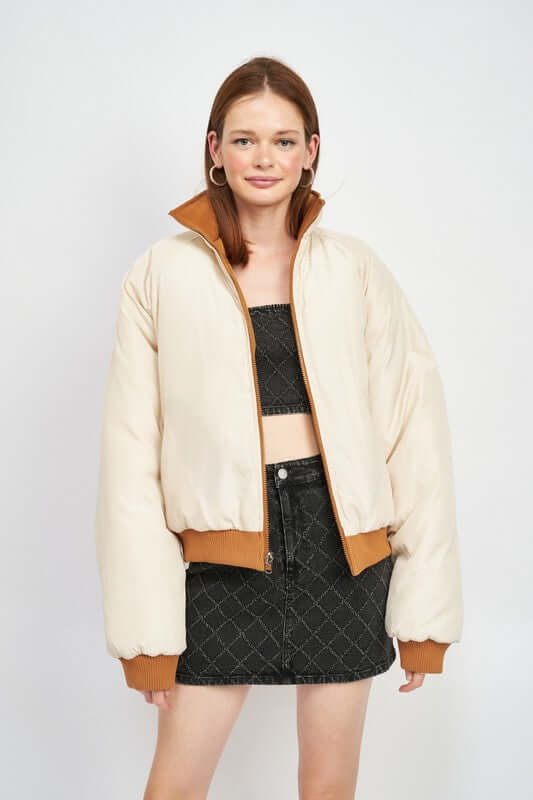 REVERSIBLE PUFFER JACKET, Emory Park, $ 99.00