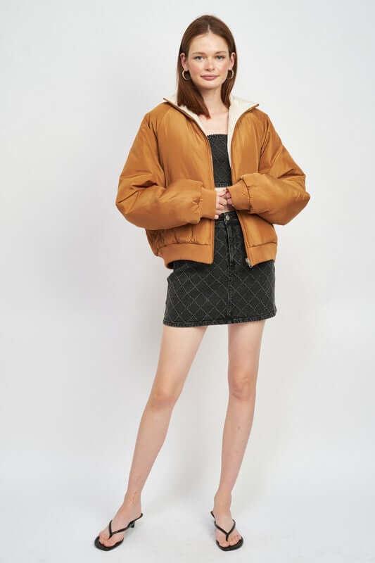 REVERSIBLE PUFFER JACKET, Emory Park, $ 99.00