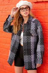 Shop Peyton Plaid Checker Jacket Shacket For Women | Boutique Clothing, Shackets, USA Boutique