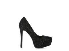 Shop CLARISSE Faux Suede High Heels Pumps | Women's Boutique Shoes in USA, Heels, USA Boutique