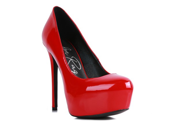 PISMIS Patent PU High Stiletto Heels