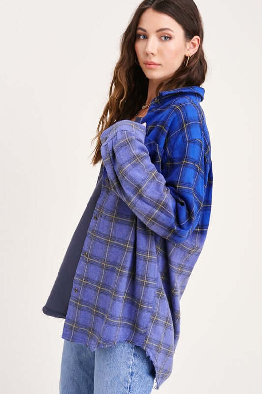 Kayla Vintage Plaid Checker Shirt