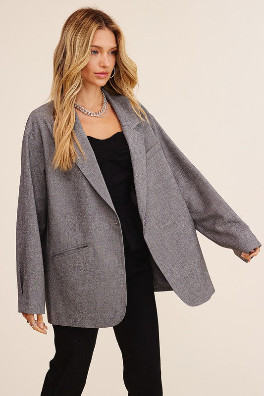 Shop Women's Oversized Smart Blazer | Boutique Clothing & Accessories, Blazers, USA Boutique
