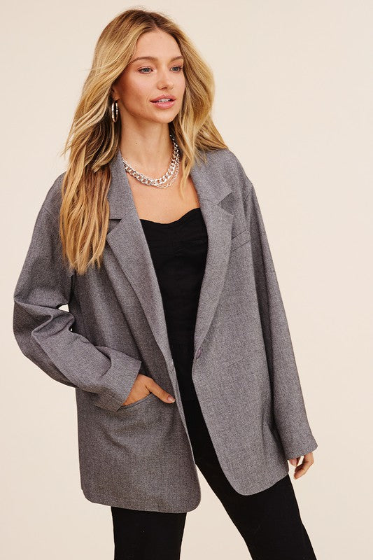 Shop Women's Oversized Smart Blazer | Boutique Clothing & Accessories, Blazers, USA Boutique