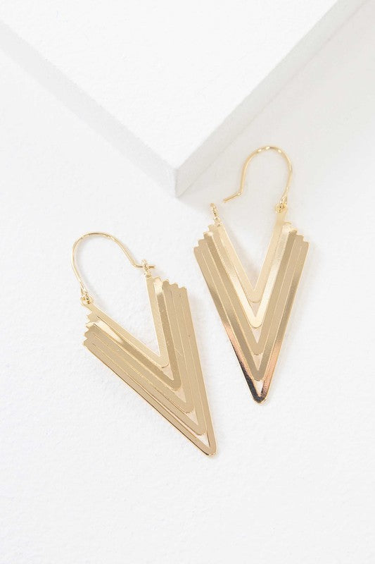 Shop Athena Gold Plated Hook Earrings | Shop Boutique Jewelry & Accessories, Earrings, USA Boutique