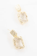 Shop Dipped Lava Gold Molten Drop Earrings Women's Fashion Jewelry, Earrings, USA Boutique