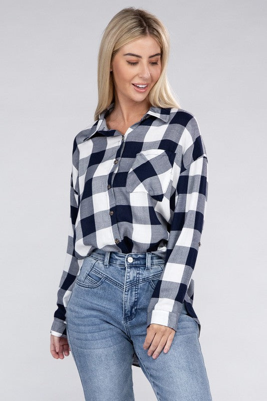 Classic Plaid Flannel Shirt