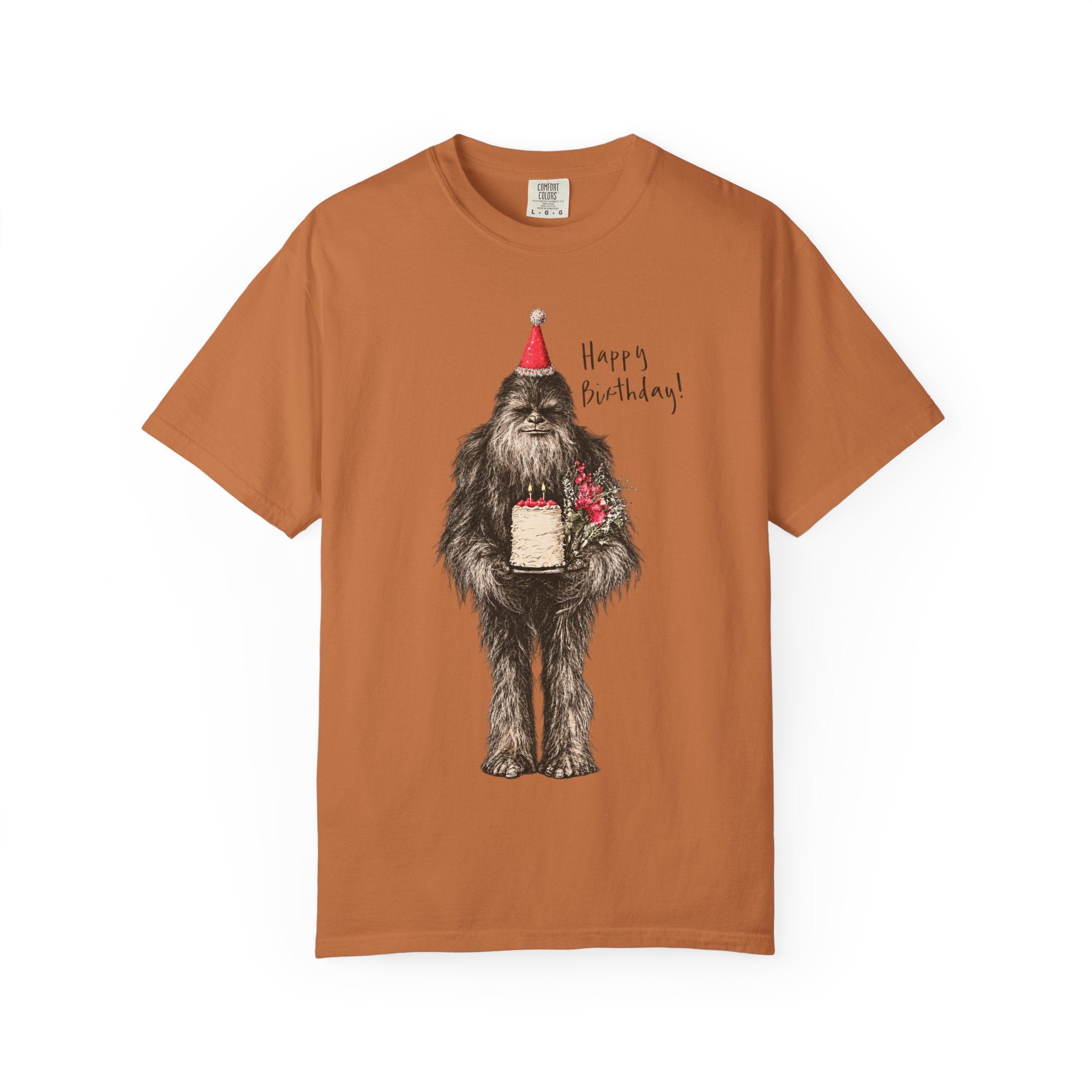 Funny Bigfoot Birthday T-shirt - Birthday Sasquatch Tee