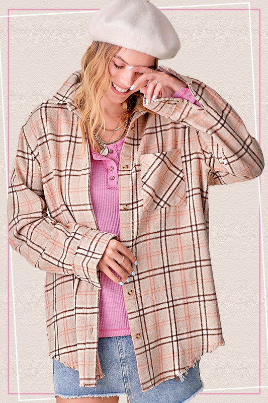 Shop Emmy Button Down Plaid Shirt | Women's Boutique Clothing & Shoes, Shirts, USA Boutique