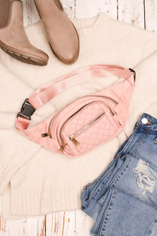Quilted Belt Sling Bum Bag - Stylish & Versatile, Sling Bags, $ 40.95, A Moment Of Now™